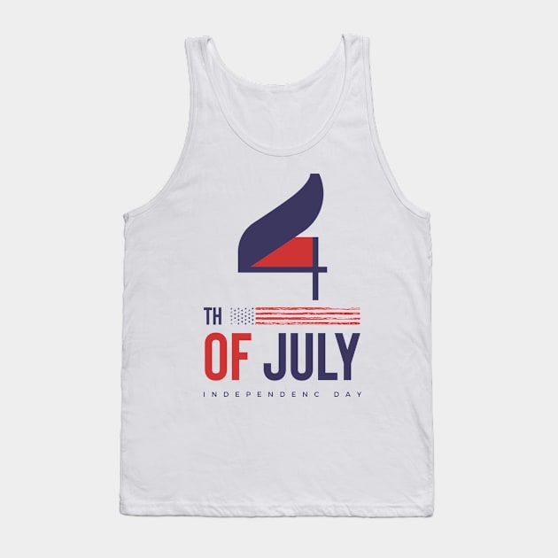 American Independence Day Tank Top by Abu Muorad